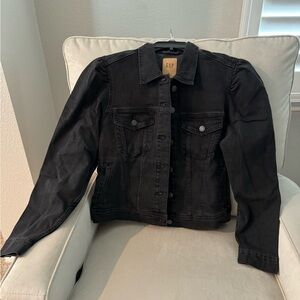Black Jean jacket brand new XL Gap
